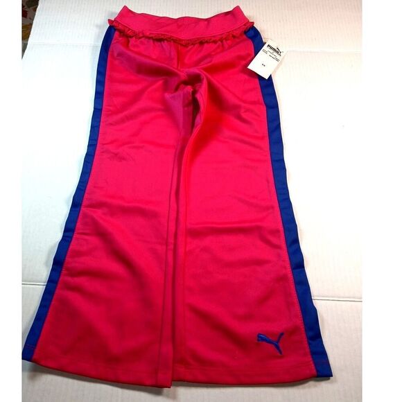 Puma Girls' New w/Tags Pink & Blue Hooded Jogging Suit Set - 6x - Picture 2 of 7